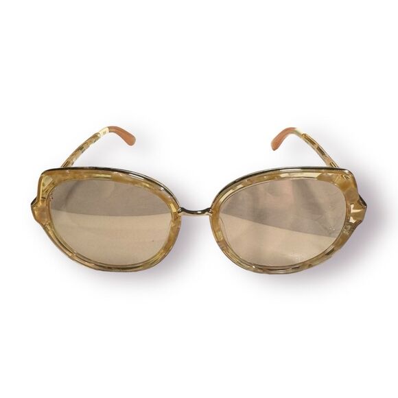 TOMS Women\'s Lottie Sunglasses G Flecks in Crystal‎ Square Sunglasses y2k
